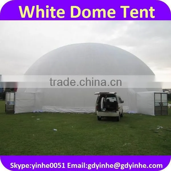2016 Single Layer Giant White Inflatable Projection Dome Tent photo-3
