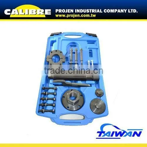 CALIBBRE 17pc Front Wheel Bearing Tool Set Wheel Bearing Puller Front Wheel Hub Tool