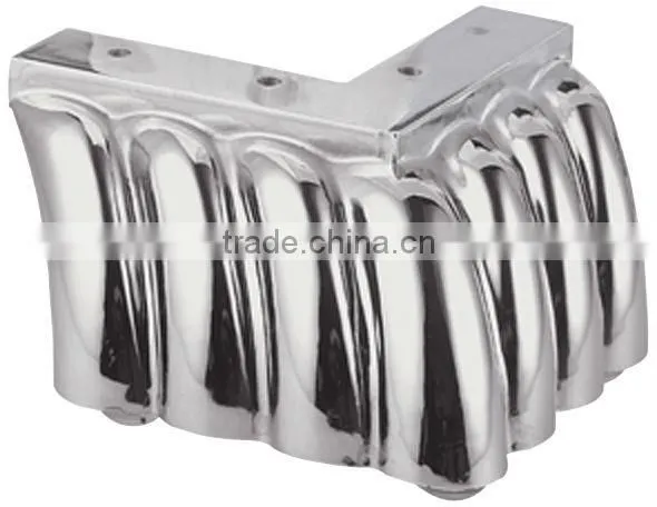 metal zinc alloy chrome legs for sofa F207b