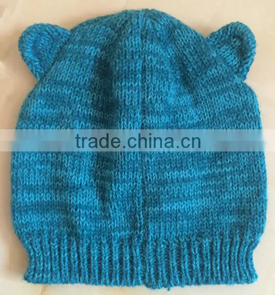 High Quality Animal Manufacturer Cute Pattern Baby Knitted Cap photo-2