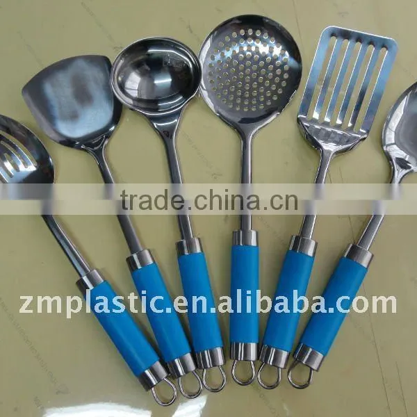 2015 Hot Sale Wholesale Nylon Kitchen Utensils Set Non-stick Pan FDA/LFGB/CE Eco-friendly and Food Garde Colorful