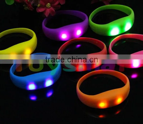 LED Silicon Bracelet Parties Party Supplies Gifts & Crafts photo-2