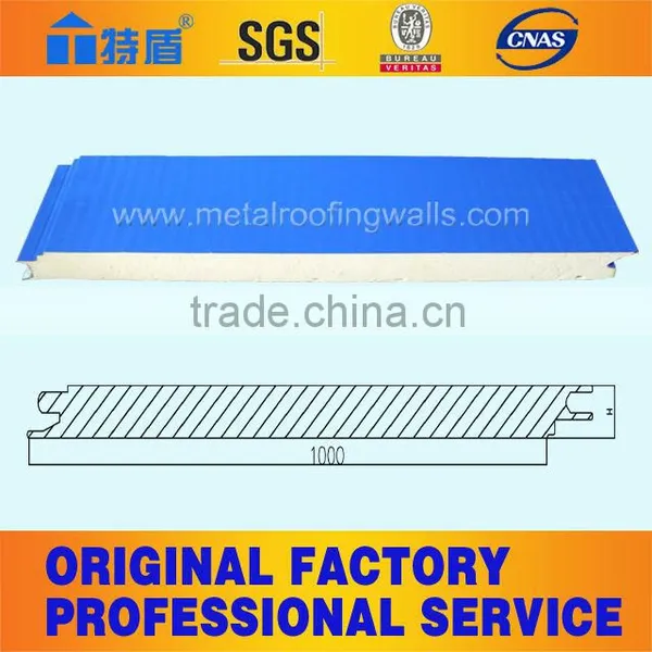 Polyurethane Steel Sandwich Panel Roofing Panels