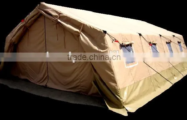 Army Dispensary Frame Tent , Hospital Tent , 100 % Cotton Canvas Waterproof Tent , Medical Relief Tent
