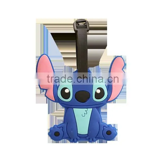 2016 Cheap Custom Design Standard Size Cute Luggage Tags Rubber for Trip photo-5