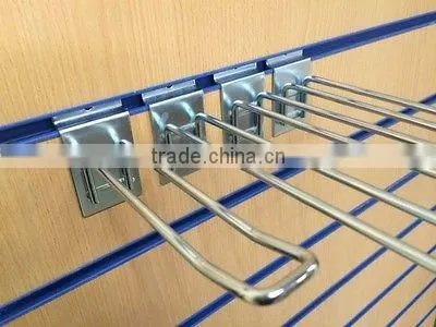 u shape display hook for slatwall,slat wall euro hook