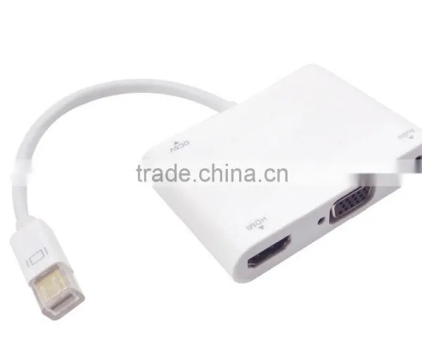 Mini DP1.2 to VGA and HD MI With Audio Adapter photo-2