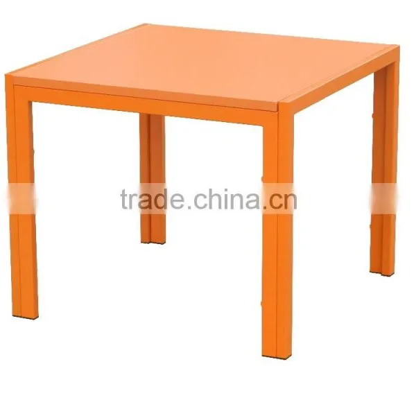 White MDF Top Powder Coated Leg End Table photo-3