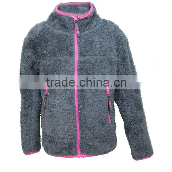 Pile Fleece / Coral Fleece / Sherpa Fleece Kids Jacket