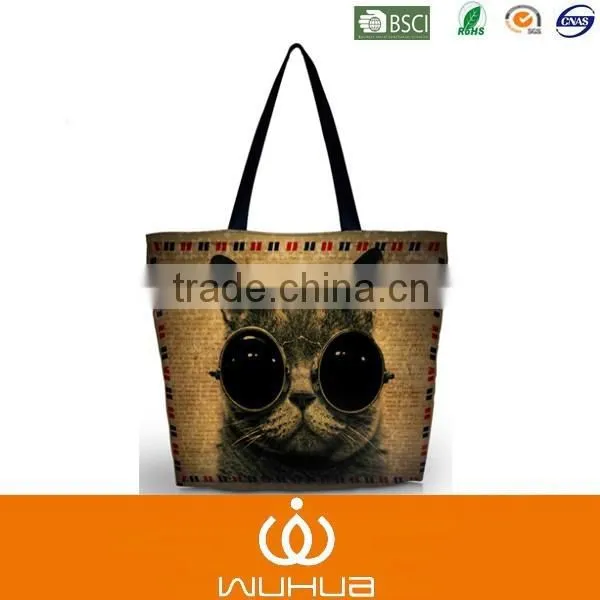 Animal Big Dog Eco Friendly and Durable Canvas Shopping Bag photo-2