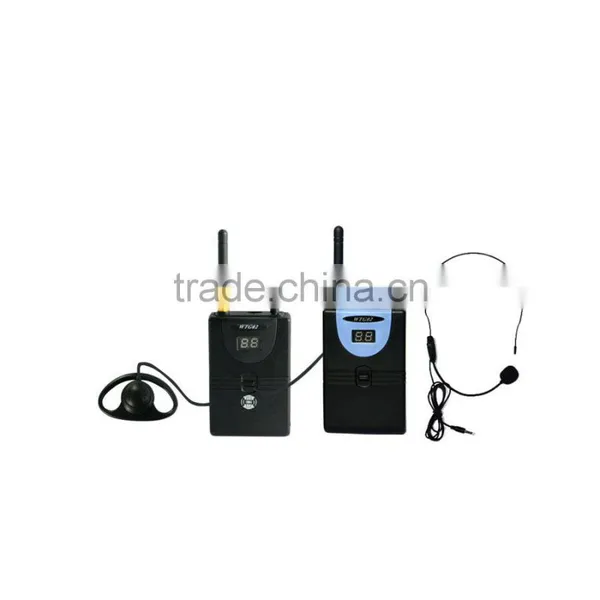 TP-Wireless Tour Guide System for Church, Simultaneous Translation, Meeting, Museum Visiting 1 Transmitter 5 Receivers photo-4
