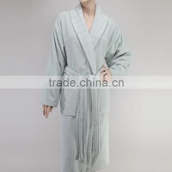 2016 Wholesale Adult Cheap Hotel Cotton Bathrobe photo-2