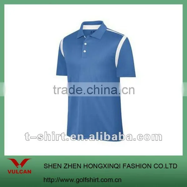 100% Polyester Single Jersey Collar Sport T Shirts