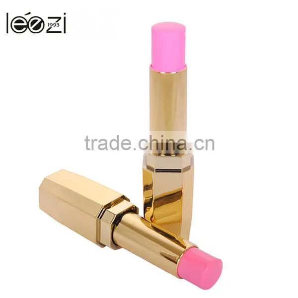 Wholesale Best Selling Fahsion Design Golden Tube Cosmetics Naked Natural Long Lasting Rose Red Lipstick photo-2
