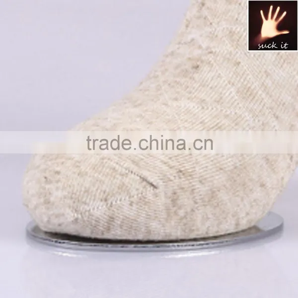 Summer Men Linen Socks of Thin Tube Flax Absorbent photo-3