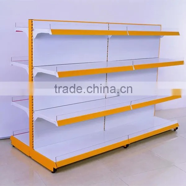 Double Sided Display Shelf With Slatwall Back Panel photo-2