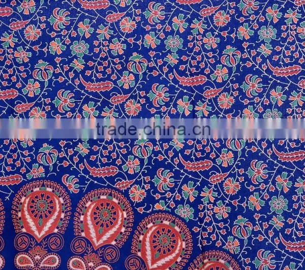 Blue Mandala Tapestry Wholesaler Indian Wall Hanging Tapestry Bedspread Throw Large Wholesale Hippie Bohemian Mandala Tapestry photo-4