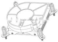 Alseye AS1156NCC7B-002 1u Cpu Air Server Laptop Cooler Fan photo-6