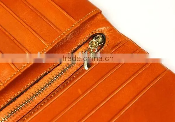 OEM Design Your Own Leather Purse Menufacturer photo-2