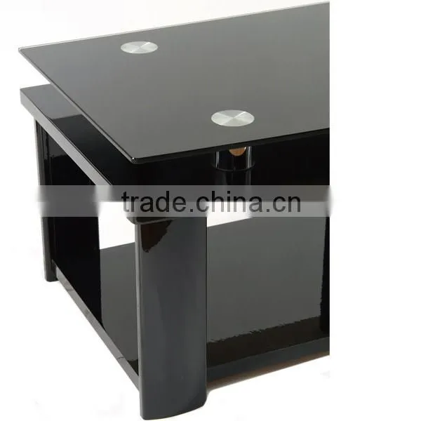TV-3008 Black Lacquered TV Stand With Drawers photo-2
