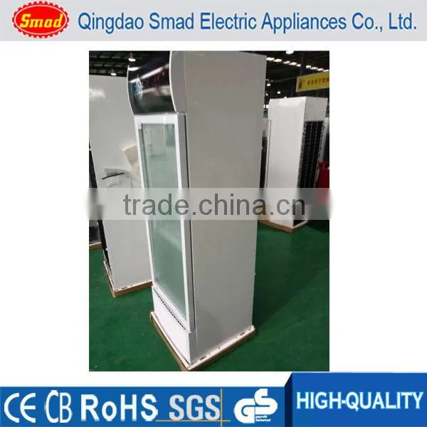Upright Glass Showcase Cooler Commercial Beer Refrigerator Showcase photo-2