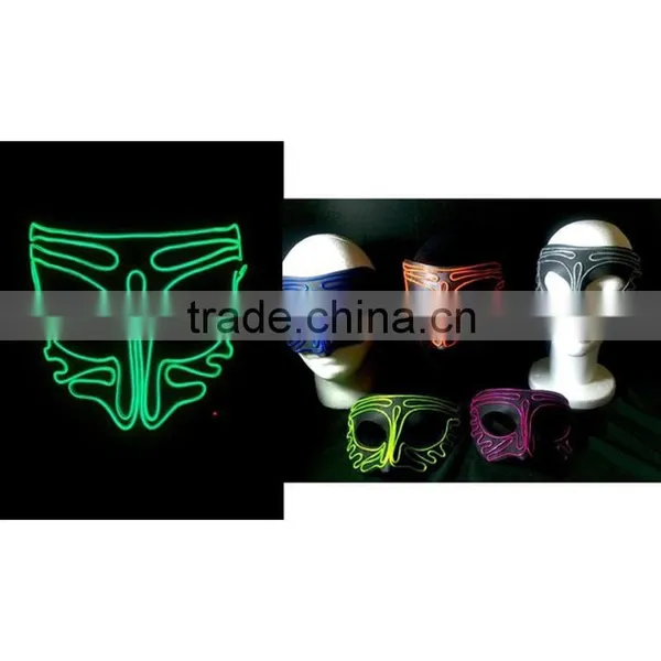 Flashing Mask Halloween Party Masks Light Up EL Mask,EL Wire Mask,led Mask photo-4