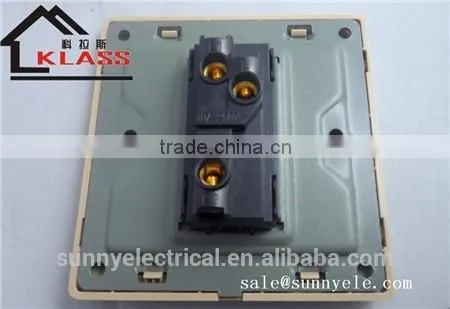 Iraq Electric Light Brushed Stainless Wall Switch and Socket photo-5