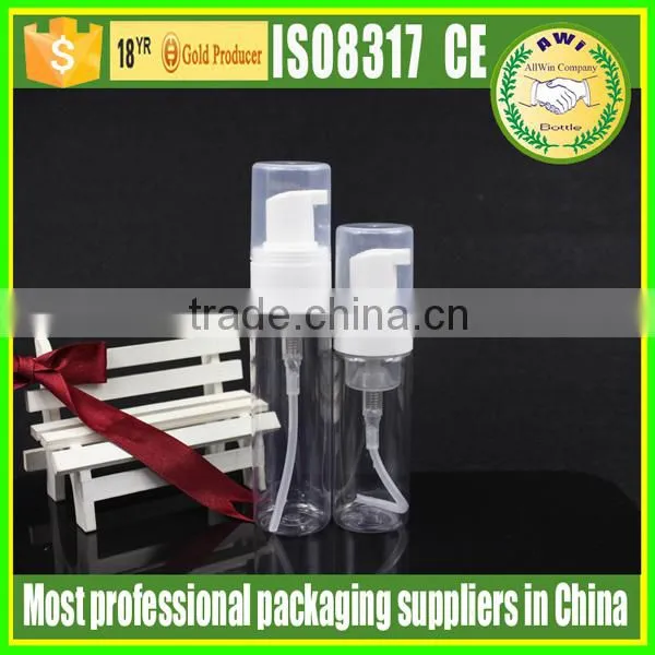 Transparent Plastic Foam Pump Cosmetic Bottle photo-2