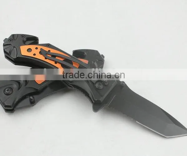 OEM Folding Rescue Knife With Orange Handle photo-2