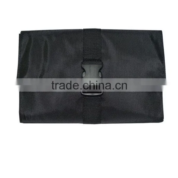 2016 New Promotion Folded Mesh Travel Polyester Wash Bag Toiletry Bag for Unisex. photo-3