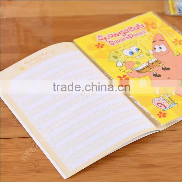 Custom Cheap School Notebook Wholesale, SpongeBob Notebook Wholesale photo-6