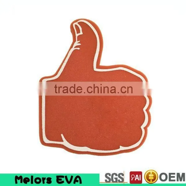 Melors High Density Custom Printed Soft Eva Foam Giant Foam Hands/foam Finger Hand for Sport Cheering Items photo-4