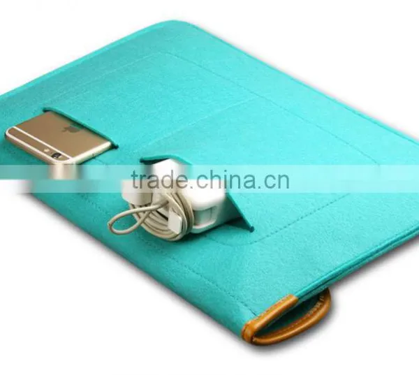2016 New Arrival for Macbook Felt Sleeve Carrying Bag Envelope Case With Bukkle photo-3