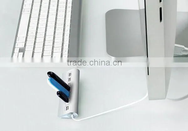 7-Port Aluminum USB 2.0 Hub With 2-Foot Shielded Y-Cable for IMac,forMcBook Air, Pro, MaBook, Mac Mini photo-5