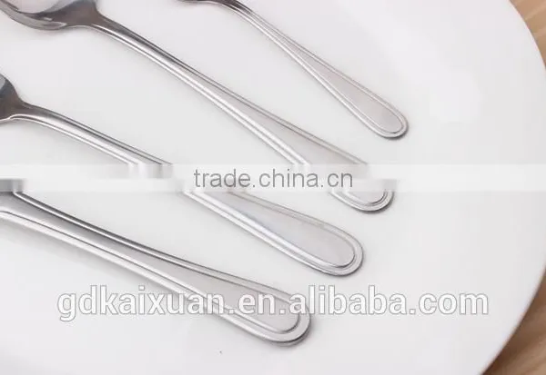 4pcs Set Stainless Steel Hotel Cutlery Used Restaurant Flatware KX-S110 photo-4
