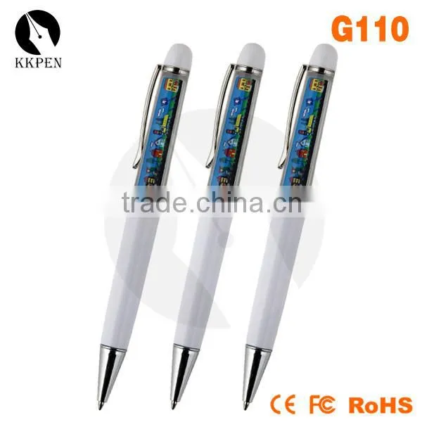 KKPEN Acrylic Barrel Floating Pen With Water Inside, Floater Pen for Business Gift photo-3