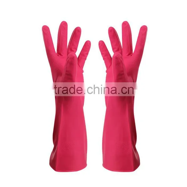 Summer Cut Resistant Poly Force Single Leather Laundry Washing Necessities Department Store Cleaning Rubber Household Gloves photo-6