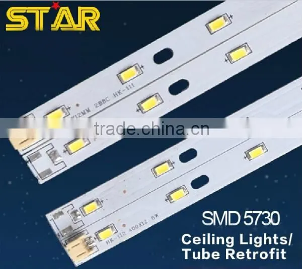 SMD5730 LED Diodes LED Bar Rigid Strip 8W 16W 24W 32W for Ceiling Lights Tube Fluorescent Lamp Emergency Replacement Accessories photo-2