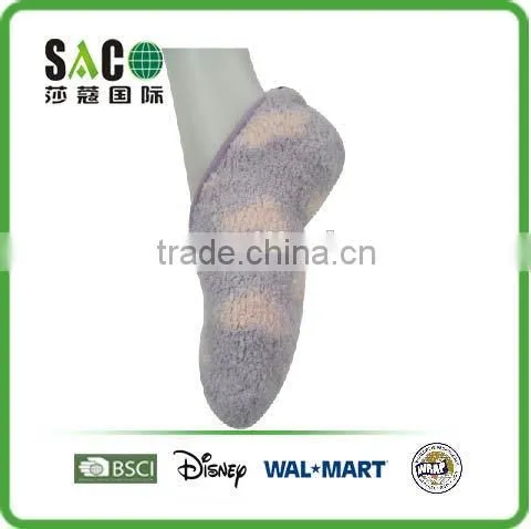Green and Purple Heart Pattern Fluffy Footie photo-5