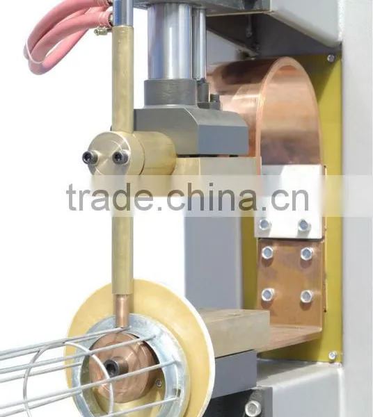 bottom cap welding machine for filter bag cage