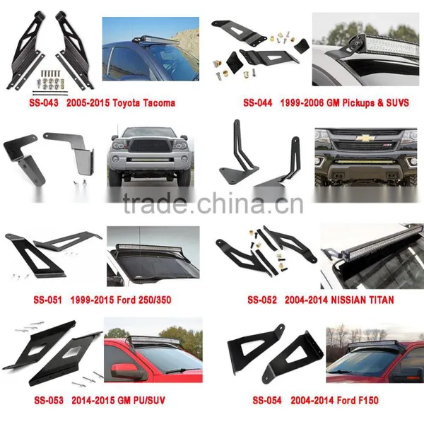 2015 New Led Bar Light Mounting Bracket for Jeep JK 50"-52" Led Bar Light Mount Kit photo-3