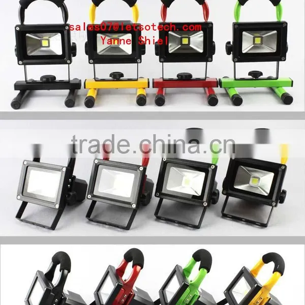 20w 30w 40w 50w Battery Powered 10w Flood Led Light Portable Flood Light Pack12v Led Flood Lamp for Outdoor Camping and Fishing photo-3