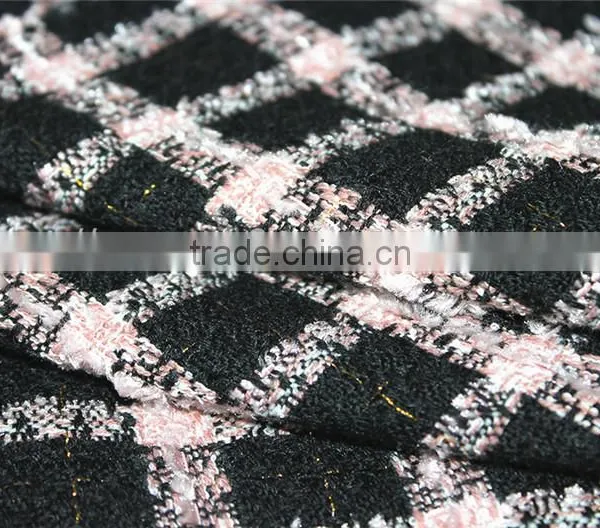 2016 Nice 100% Wool Tweed Fabric, Tweed Weave Woolen Fabric for Overcoat photo-6