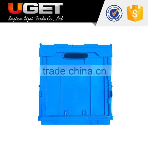 Can be Recycled Stackable Grid Handle Hard Plastic Crate photo-3