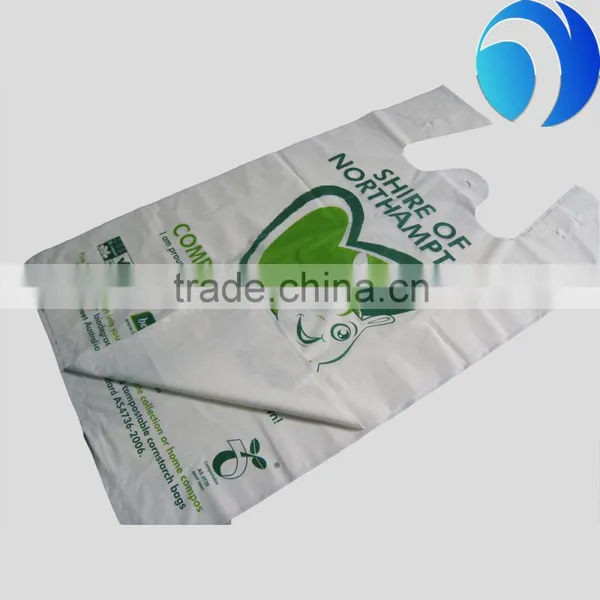 2016 Custom Printed Cheap t Shirt Plastic Bags Qingdao photo-4