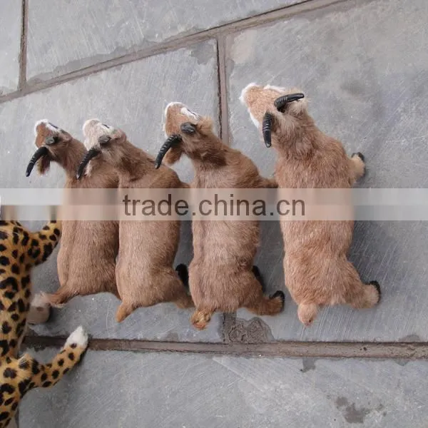Plastic Sculpture Homemade Soft Toy Plush Goat Decorations photo-2