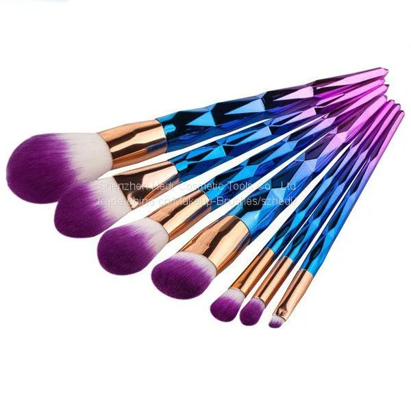 Pro Collection Cosmetic Makeup Brushes Latest 7pcs Unicorn Brushes photo-3