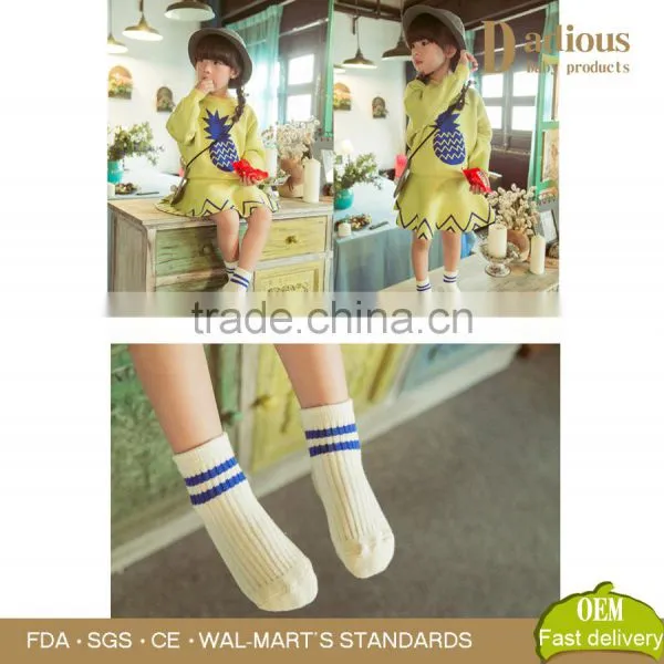 Multi-design Soft Kids Cotton Baby Socks Children Stripe Socks photo-2