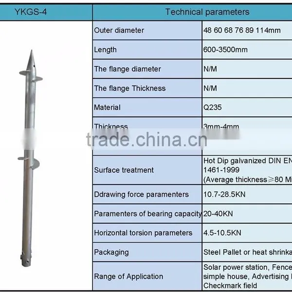 Hot Dip Galvanized Ground Screw Anchor From Professional Factory photo-6