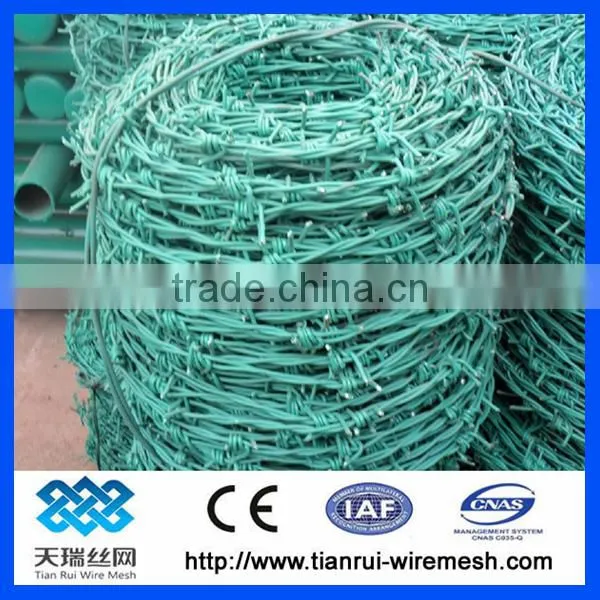 Galvanized/pvc Coated Barbed Wire (reverse Twist or Nromal Twist ) photo-2